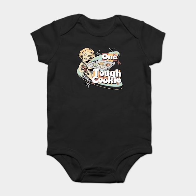 Tough cookie Baby Bodysuit by Regular Everyday Normal Guys